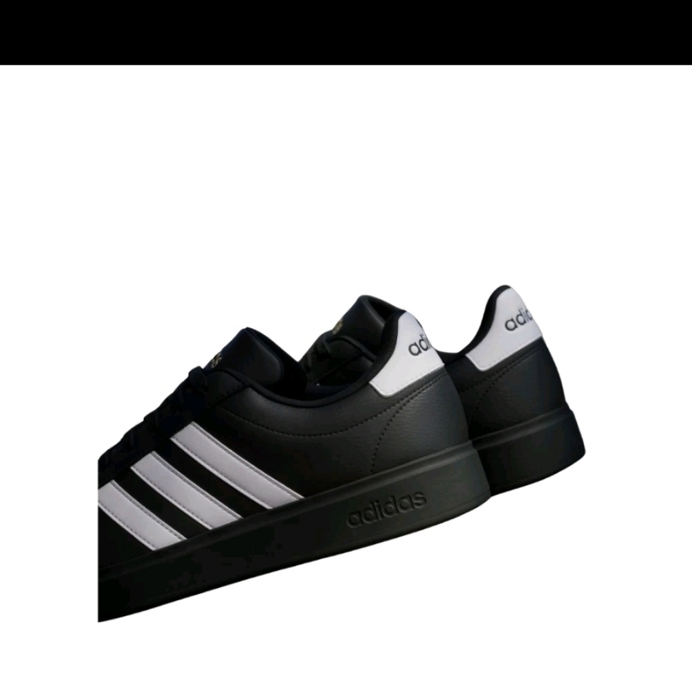 Adidas Men's Grand Court 2.0 Tennis Shoes Black JR0546 - Picture 6 of 10